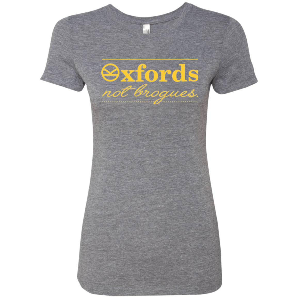 Oxfords Not Brogues Women's Triblend T-Shirt