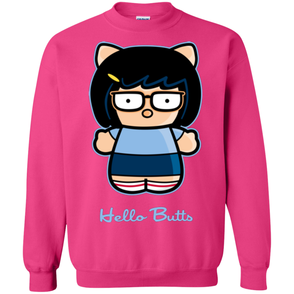 Hello Butts Crewneck Sweatshirt