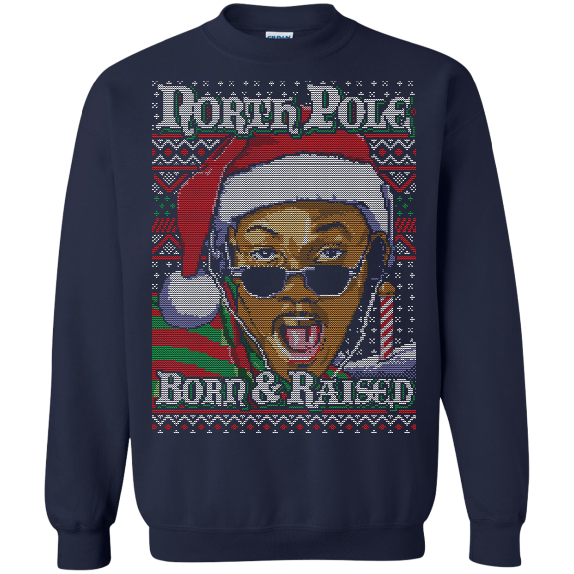 BORN AND RAISED Crewneck Sweatshirt