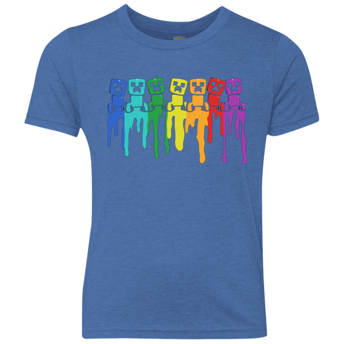 Rainbow Creeps Youth Triblend T-Shirt