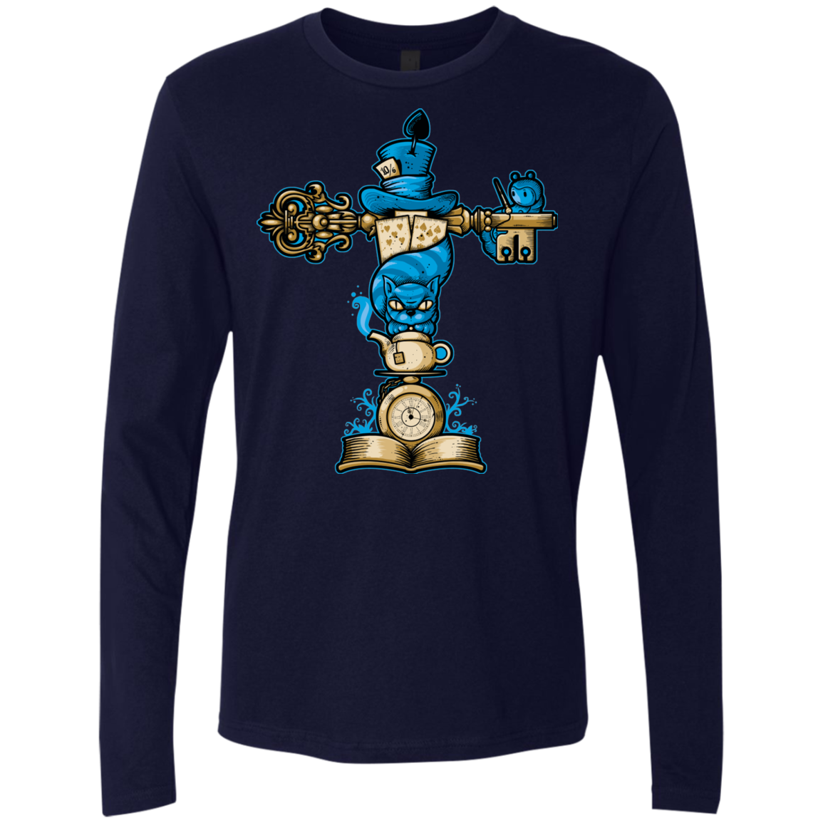 Wonderland Totem Men's Premium Long Sleeve