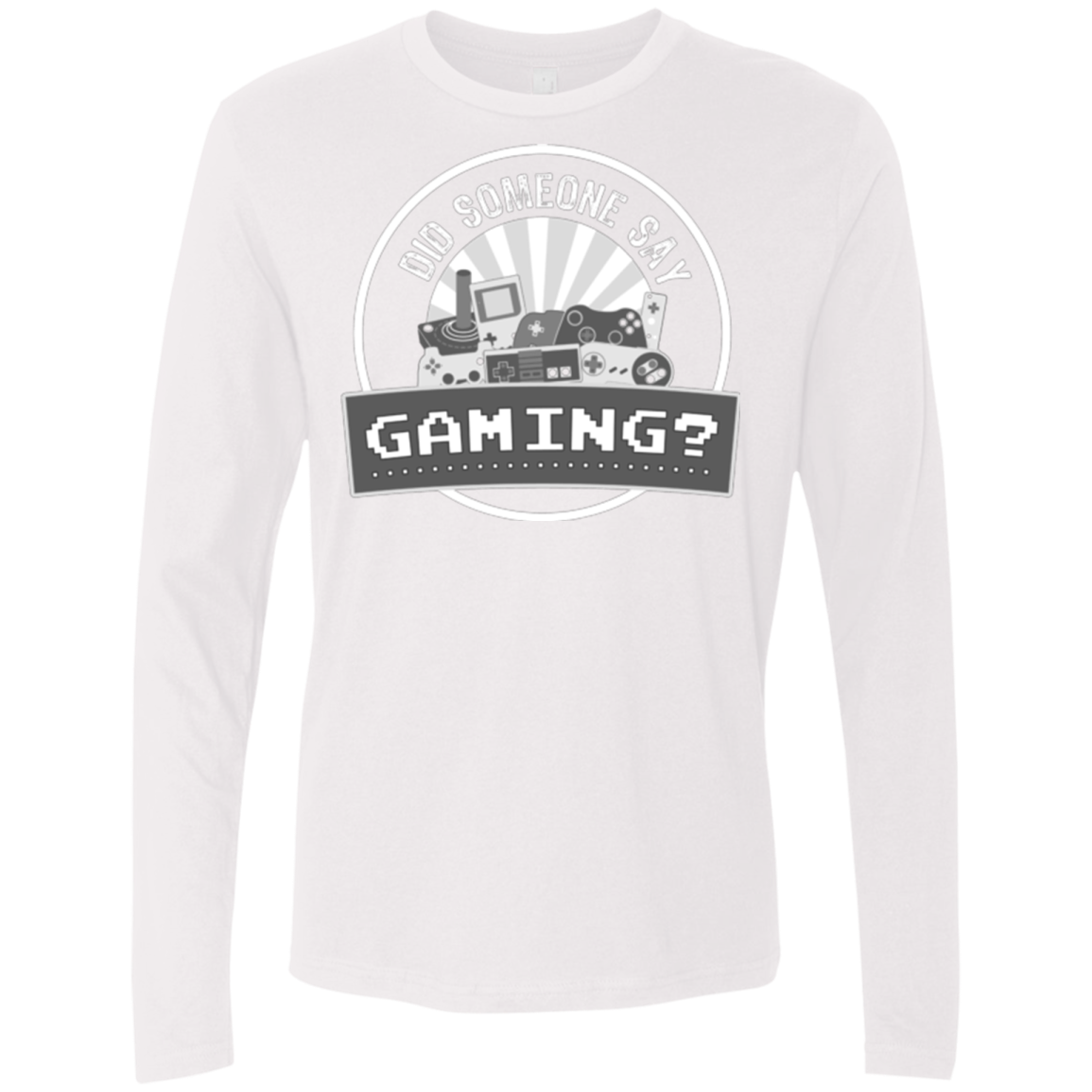 Someone Say Gaming Men's Premium Long Sleeve