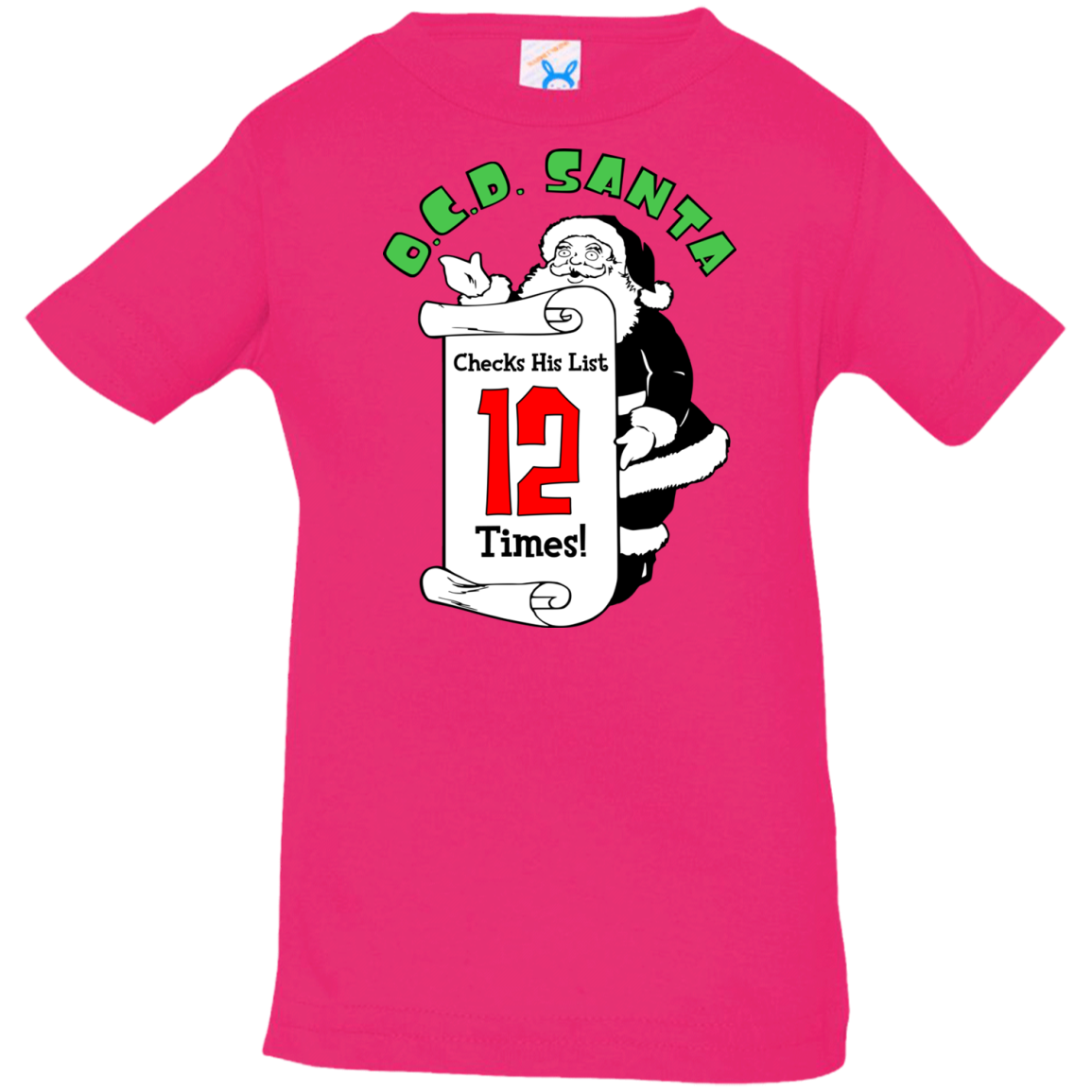 OCD Santa Infant Premium T-Shirt