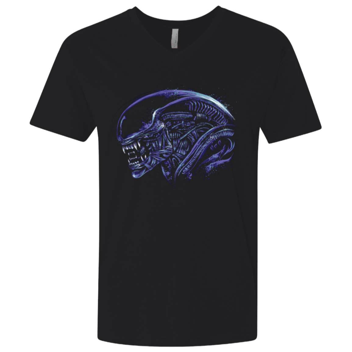 Space Nightmare Purple Men's Premium V-Neck
