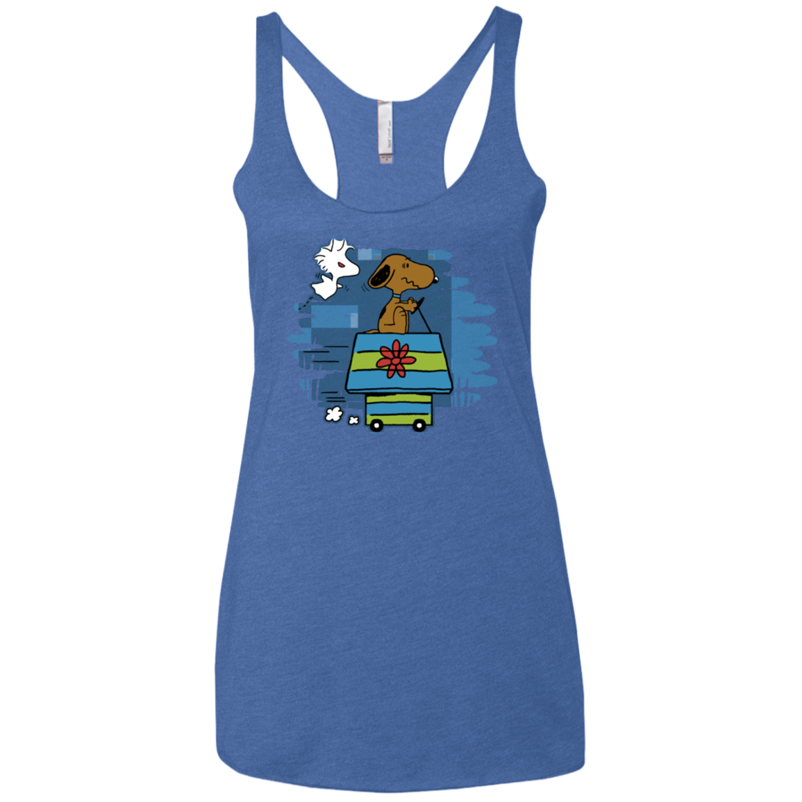 Snoopydoo Women's Triblend Racerback Tank