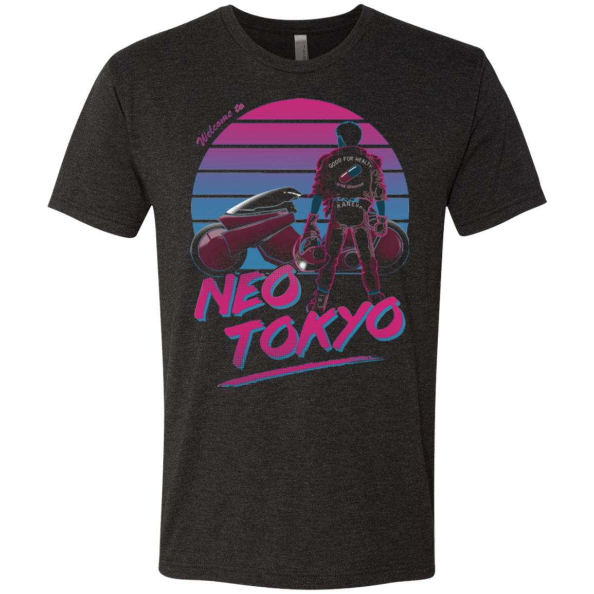 Welcome to Neo Tokyo Men's Triblend T-Shirt