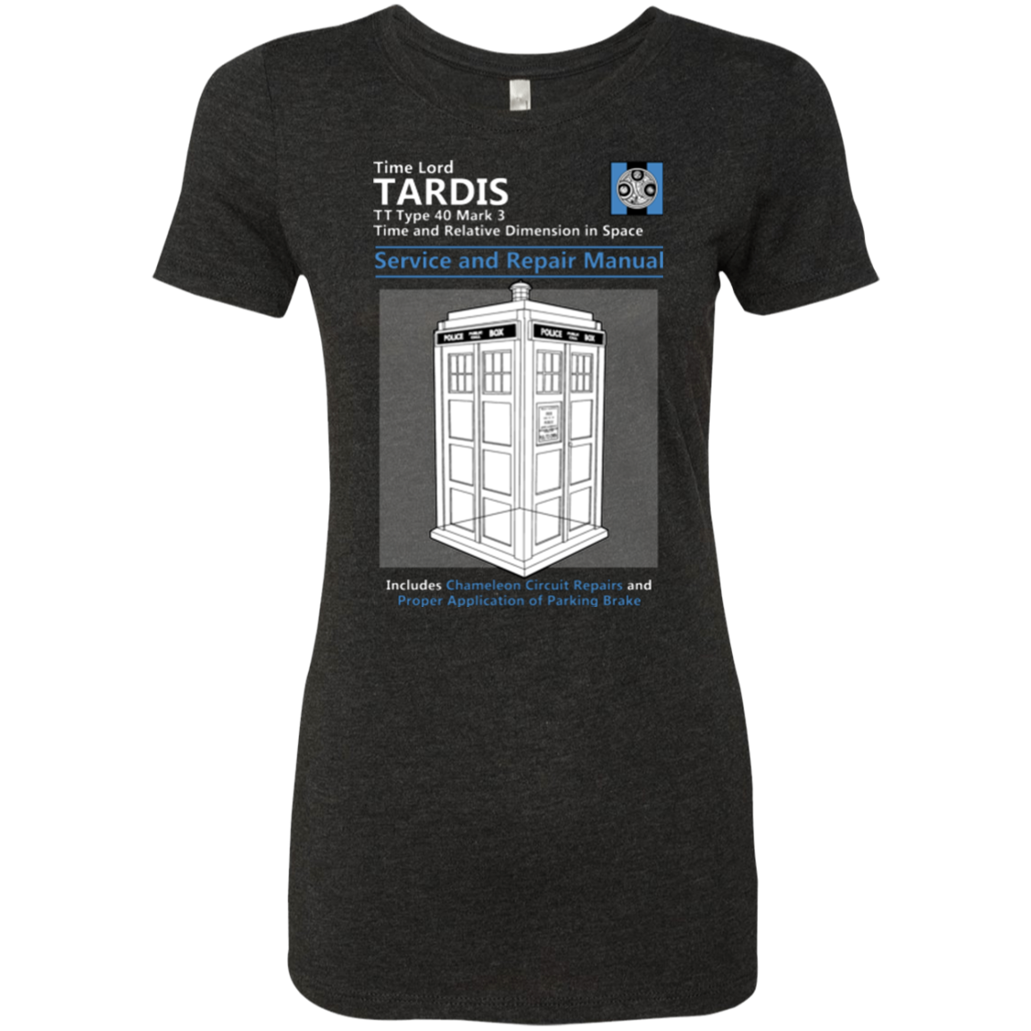TARDIS SERVICE AND REPAIR MANUAL Women's Triblend T-Shirt