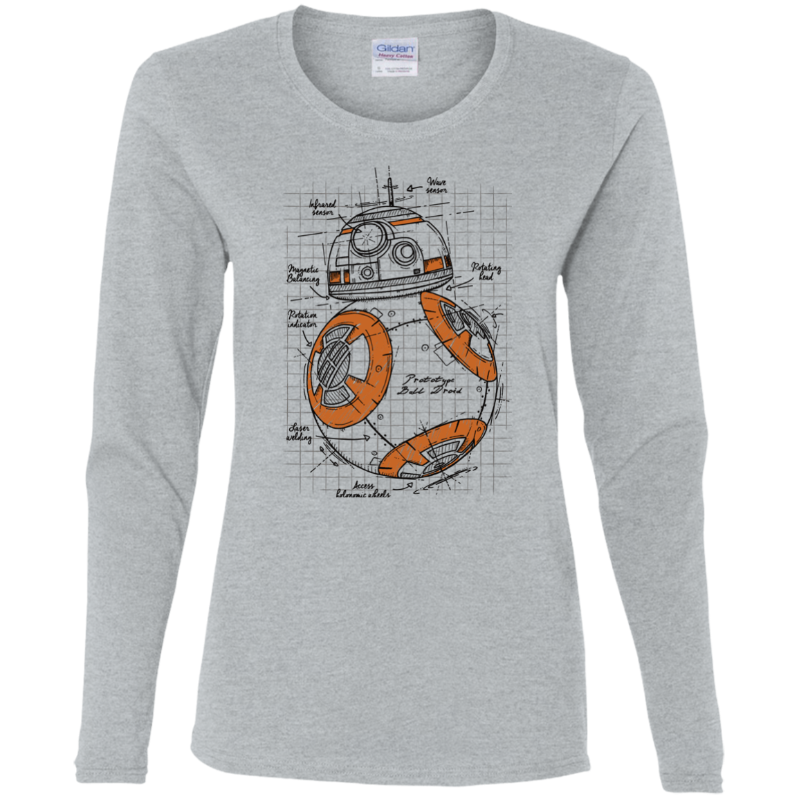 BB-8 Plan Women's Long Sleeve T-Shirt