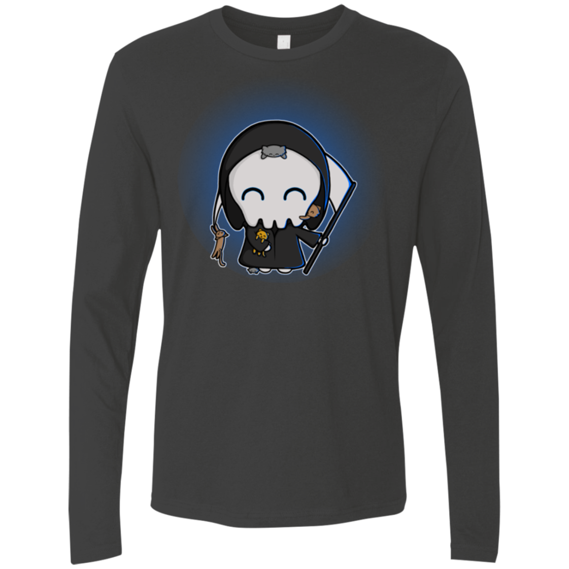 Death Loves Cats Men's Premium Long Sleeve