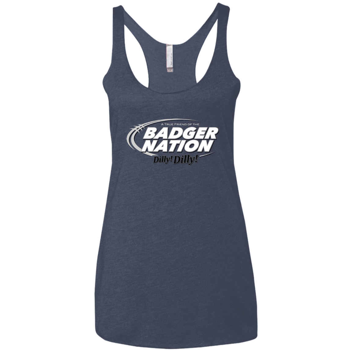 Wisconsin Dilly Dilly Women's Triblend Racerback Tank