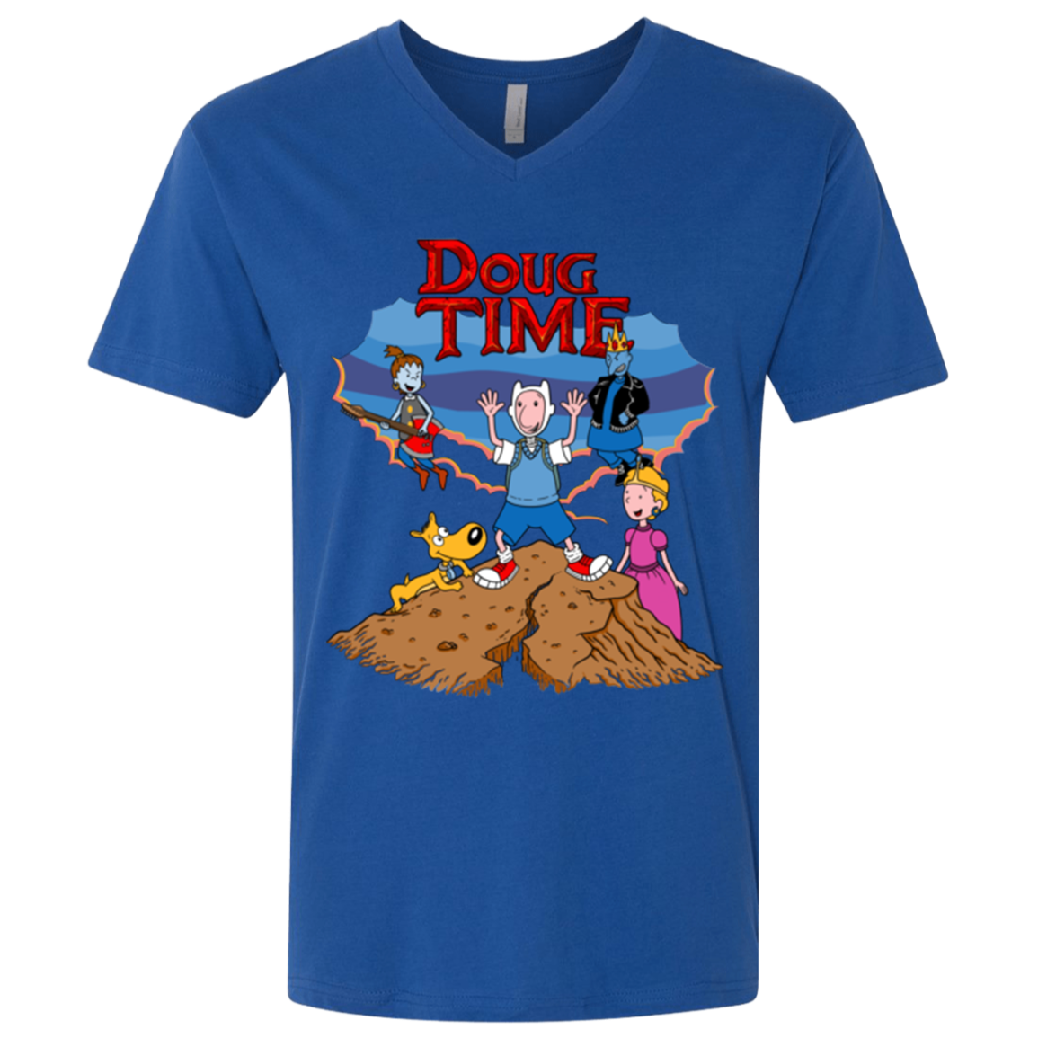 Doug Time Men's Premium V-Neck
