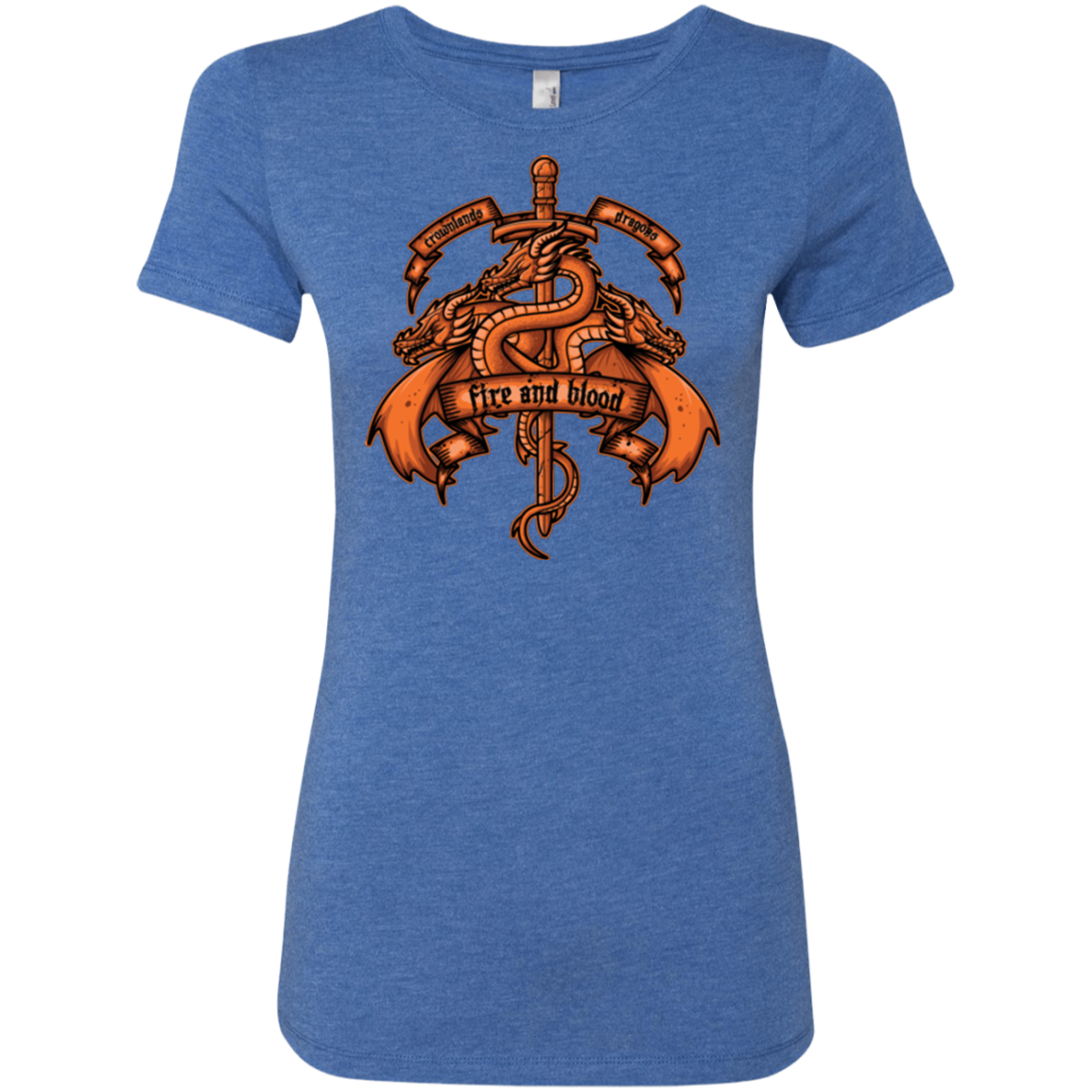 FIRE AND BLOOD Women's Triblend T-Shirt