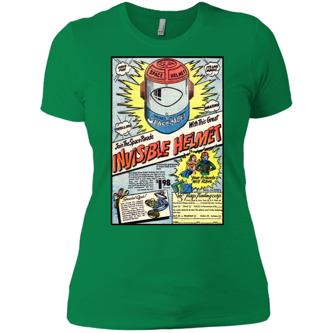 Space Helmet Women's Premium T-Shirt