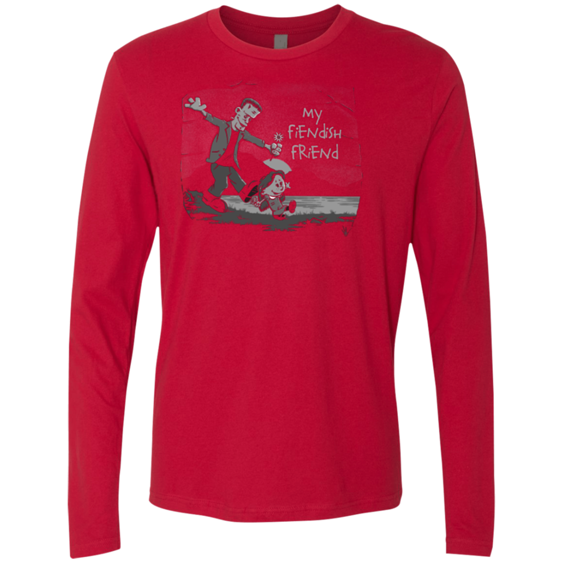 My Fiendish Friend Men's Premium Long Sleeve