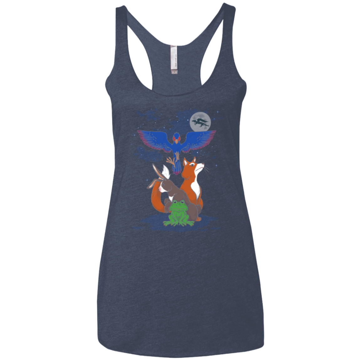 Do a barrel roll Women's Triblend Racerback Tank