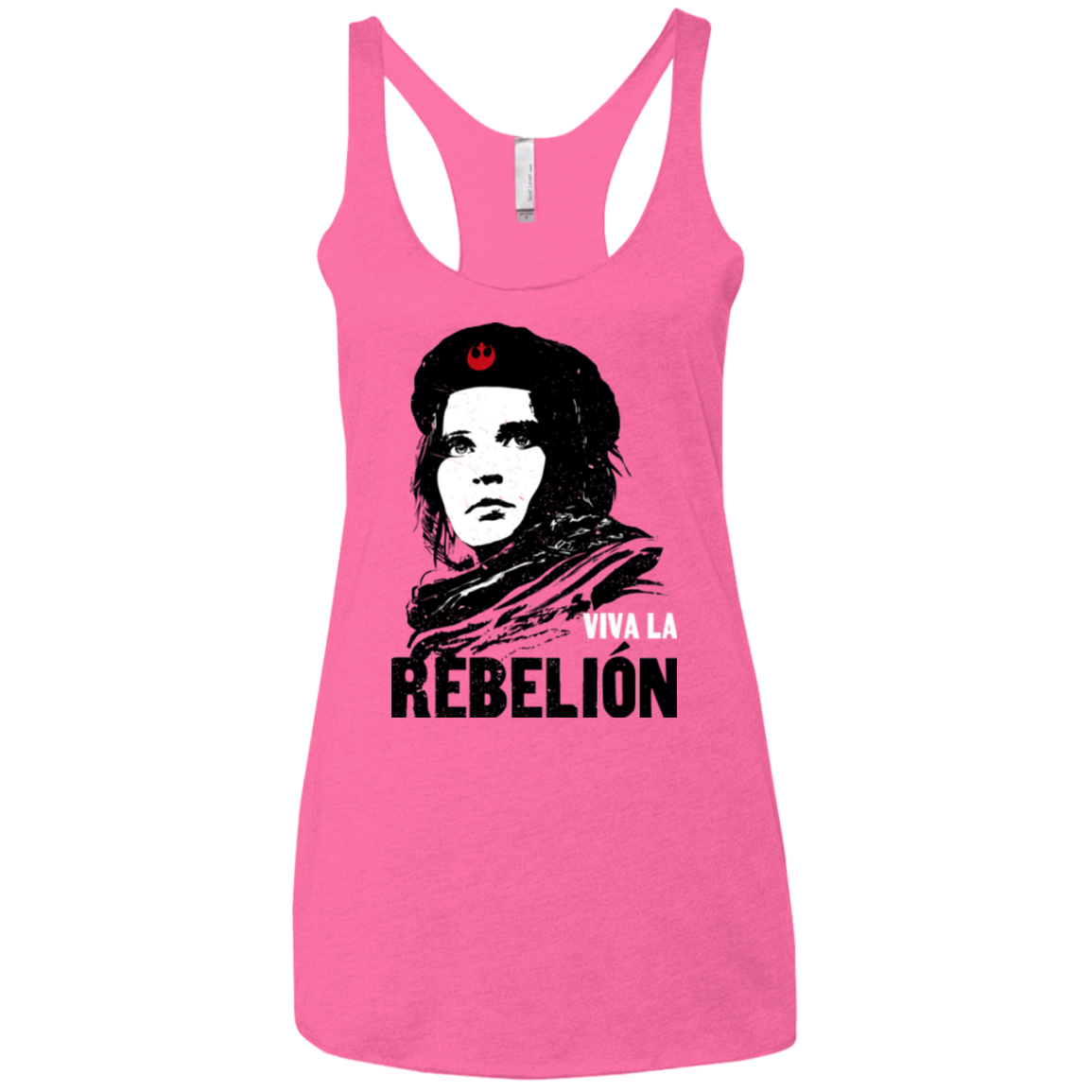 Viva la Rebelion Women's Triblend Racerback Tank