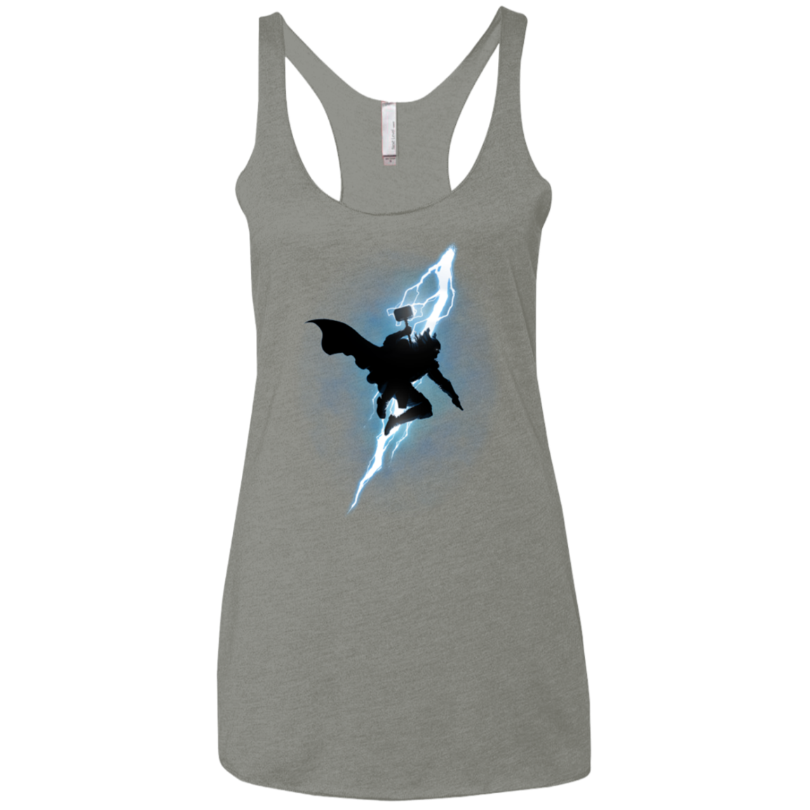 The Thunder God Returns Women's Triblend Racerback Tank