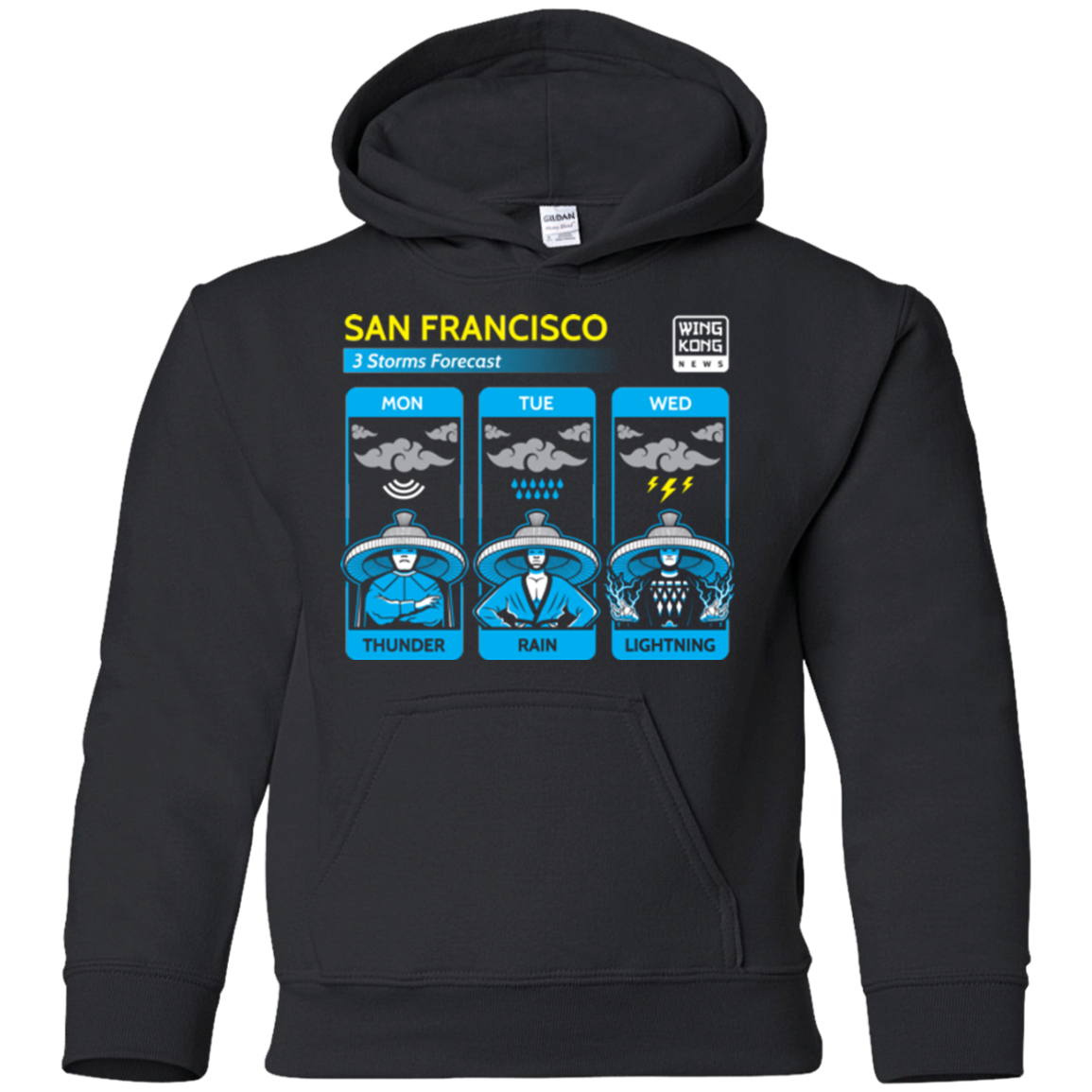 Three Storms Youth Hoodie