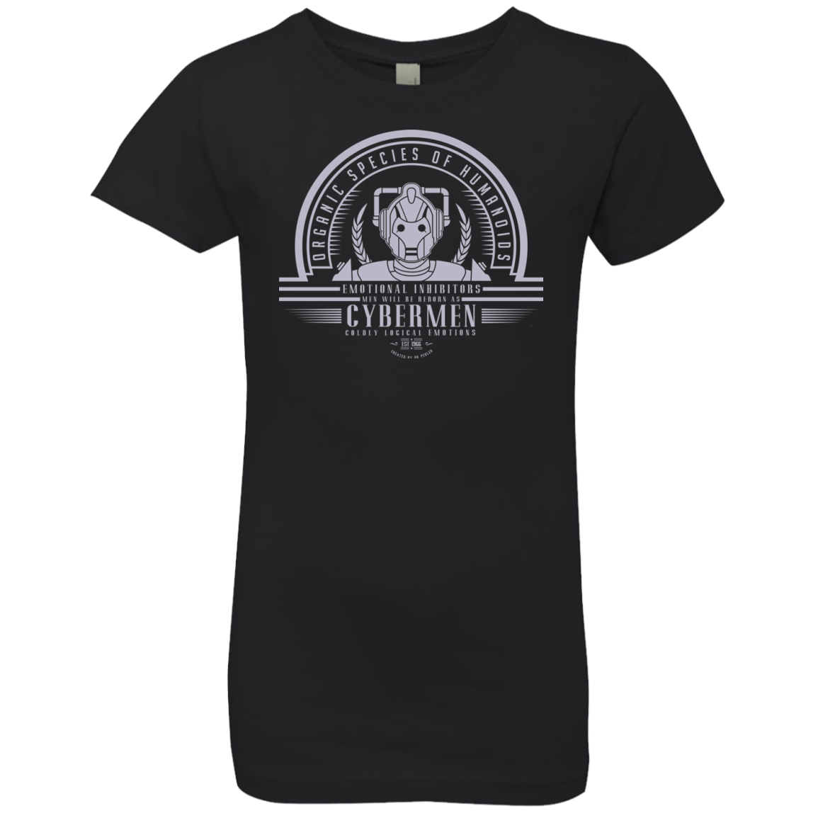 Who Villains Cybermen Girls Premium T-Shirt
