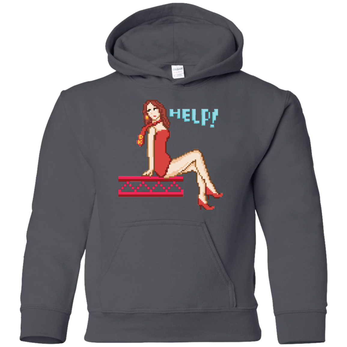 Pixel Pinup Pauline Youth Hoodie