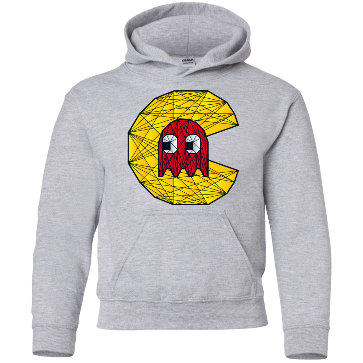 Poly Pac Man Youth Hoodie