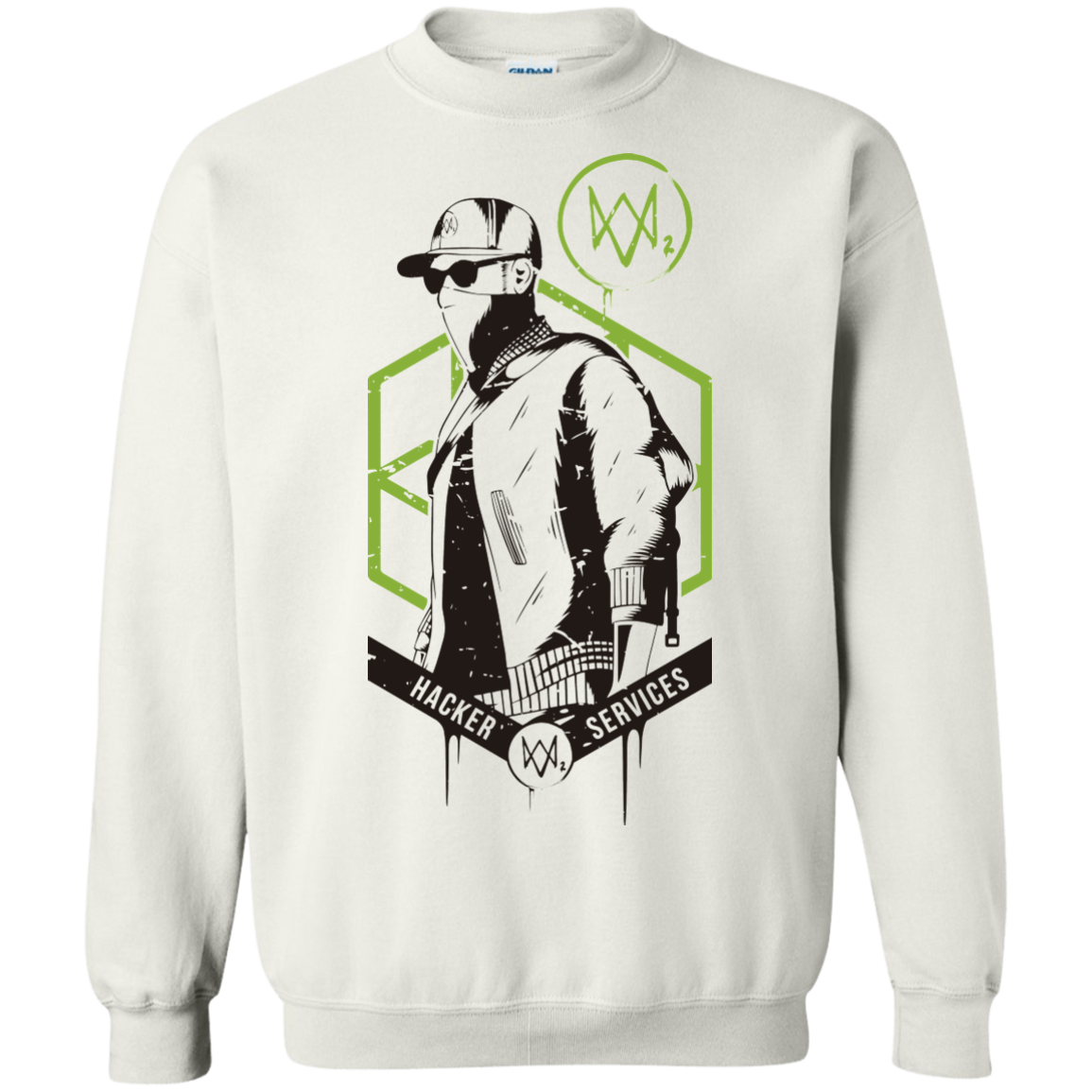 Watch Dogs 2 Hacker Services Crewneck Sweatshirt