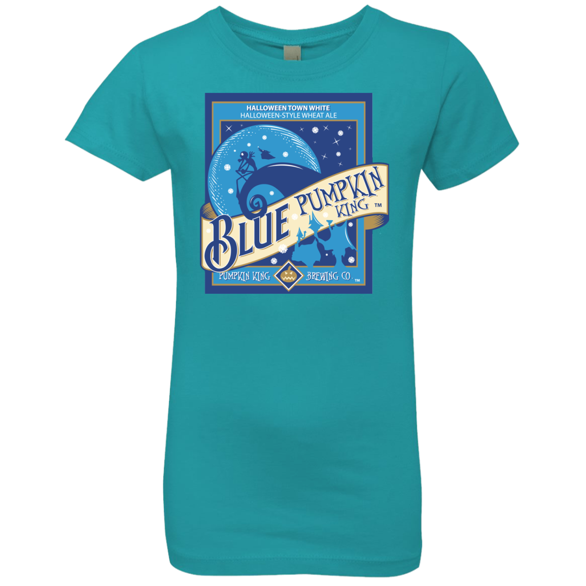 Blue Pumpkin King Girls Premium T-Shirt