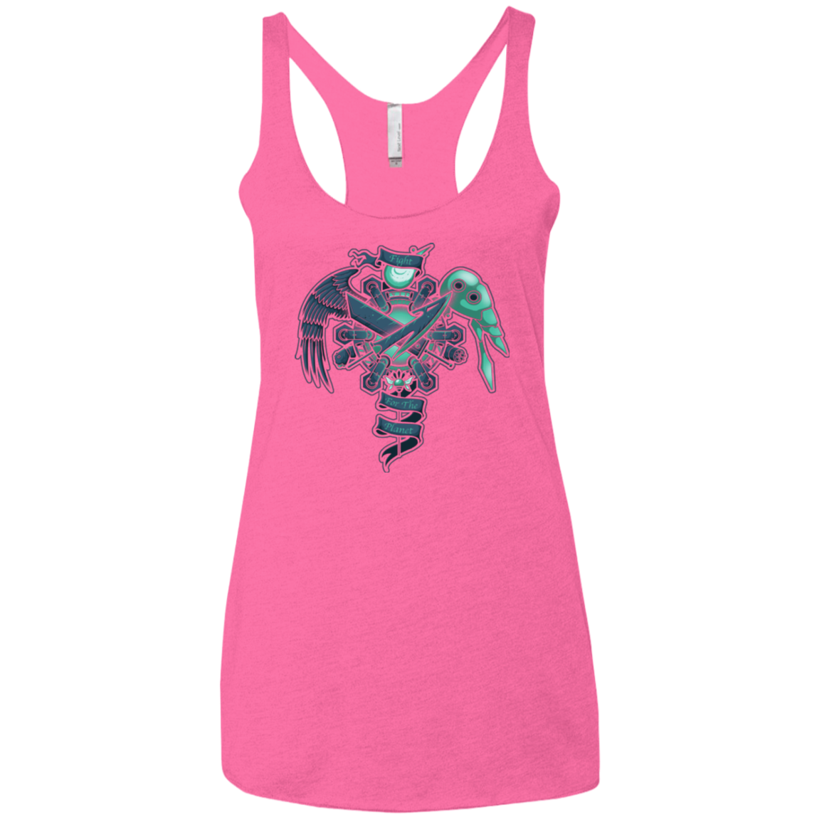 FIGHT FOR THE PLANET Women's Triblend Racerback Tank