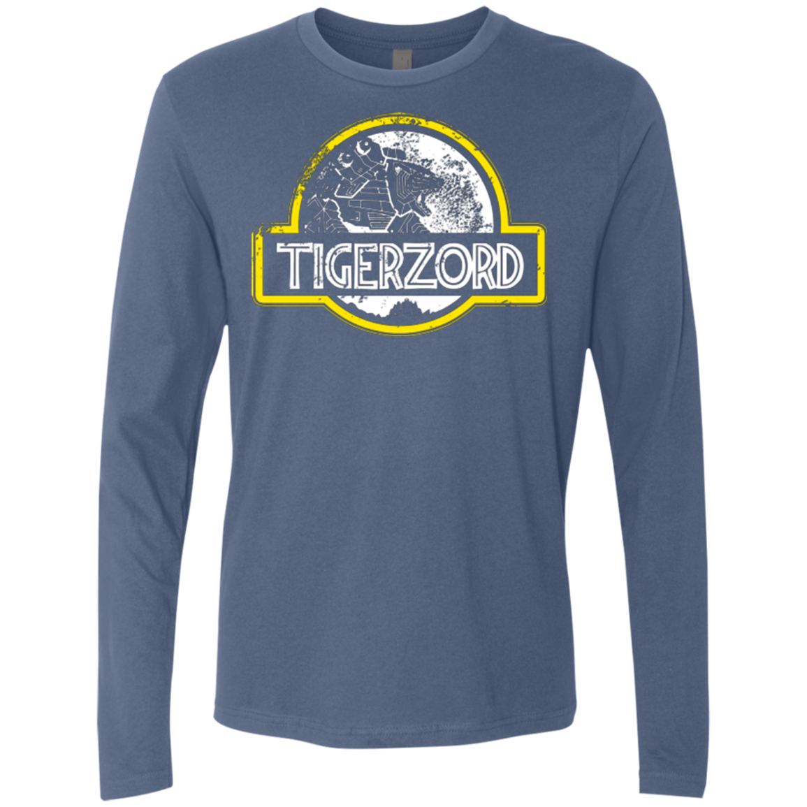 Jurassic Power White Men's Premium Long Sleeve