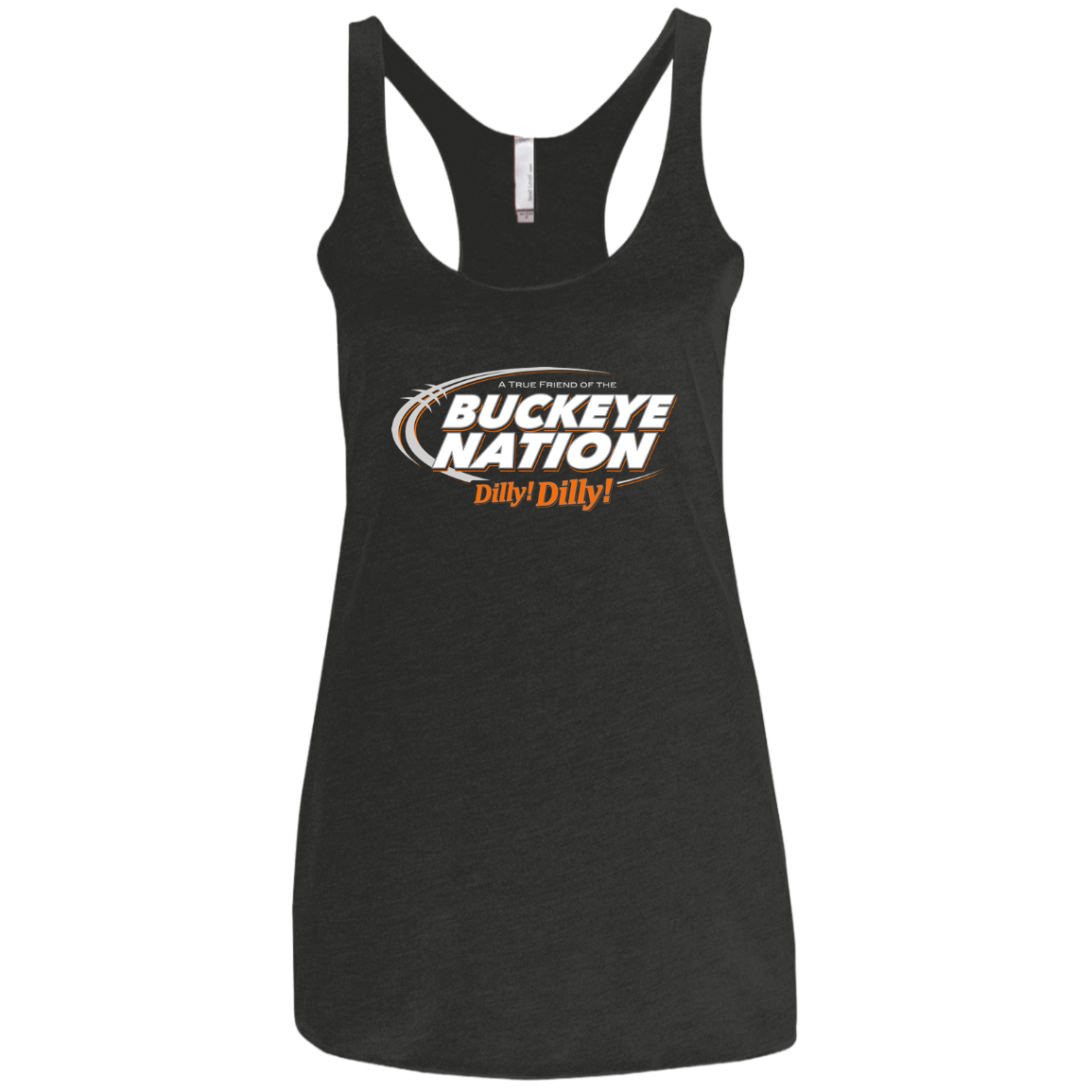 Ohio State Dilly Dilly Women's Triblend Racerback Tank