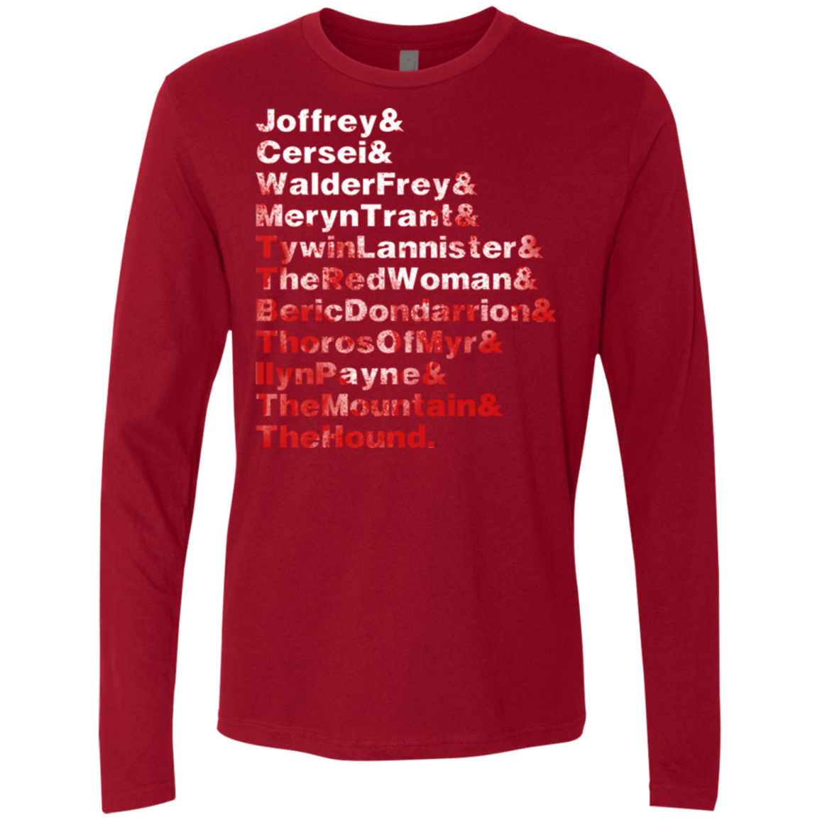 Aryas Kill List Men's Premium Long Sleeve