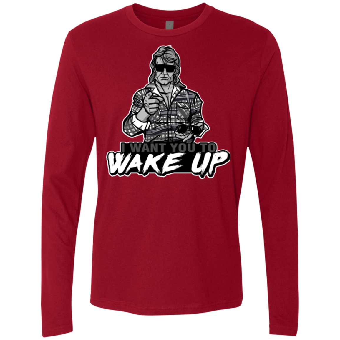 Wake Up Men's Premium Long Sleeve