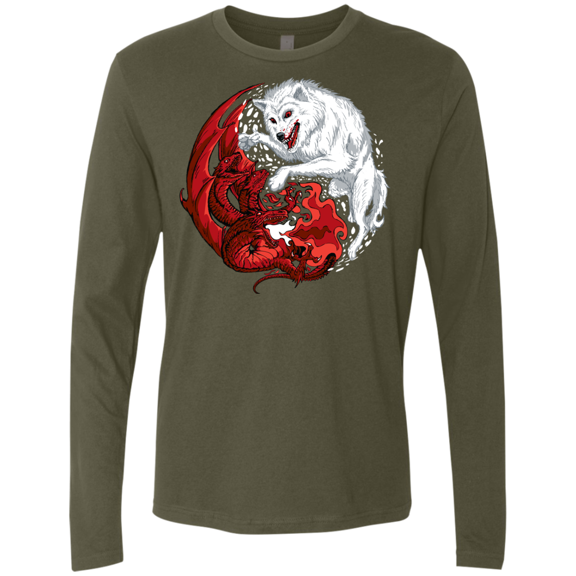 Ice and Fire Men's Premium Long Sleeve