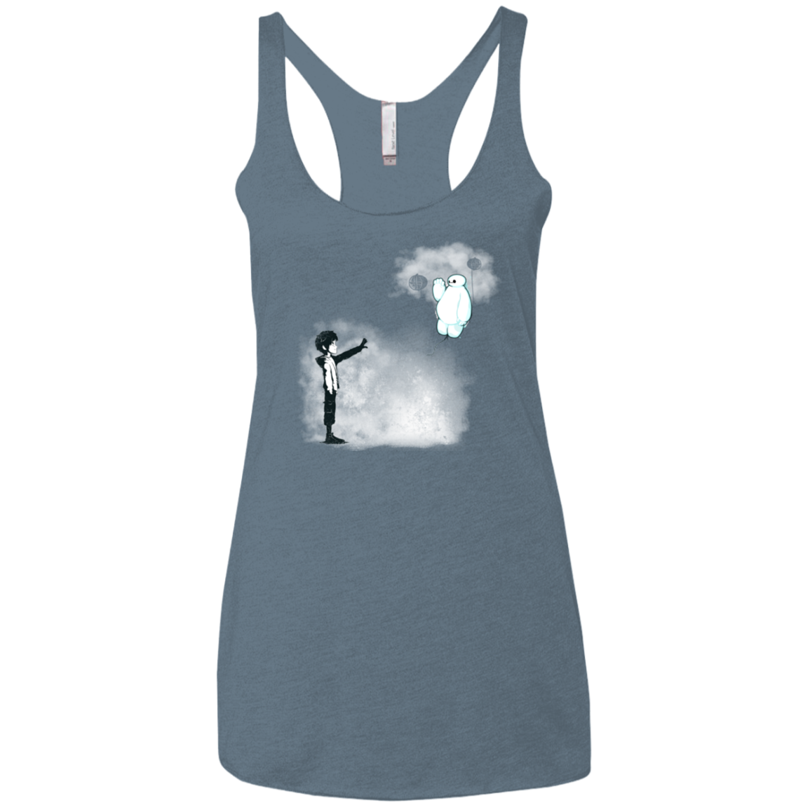 Banksy Max Women's Triblend Racerback Tank