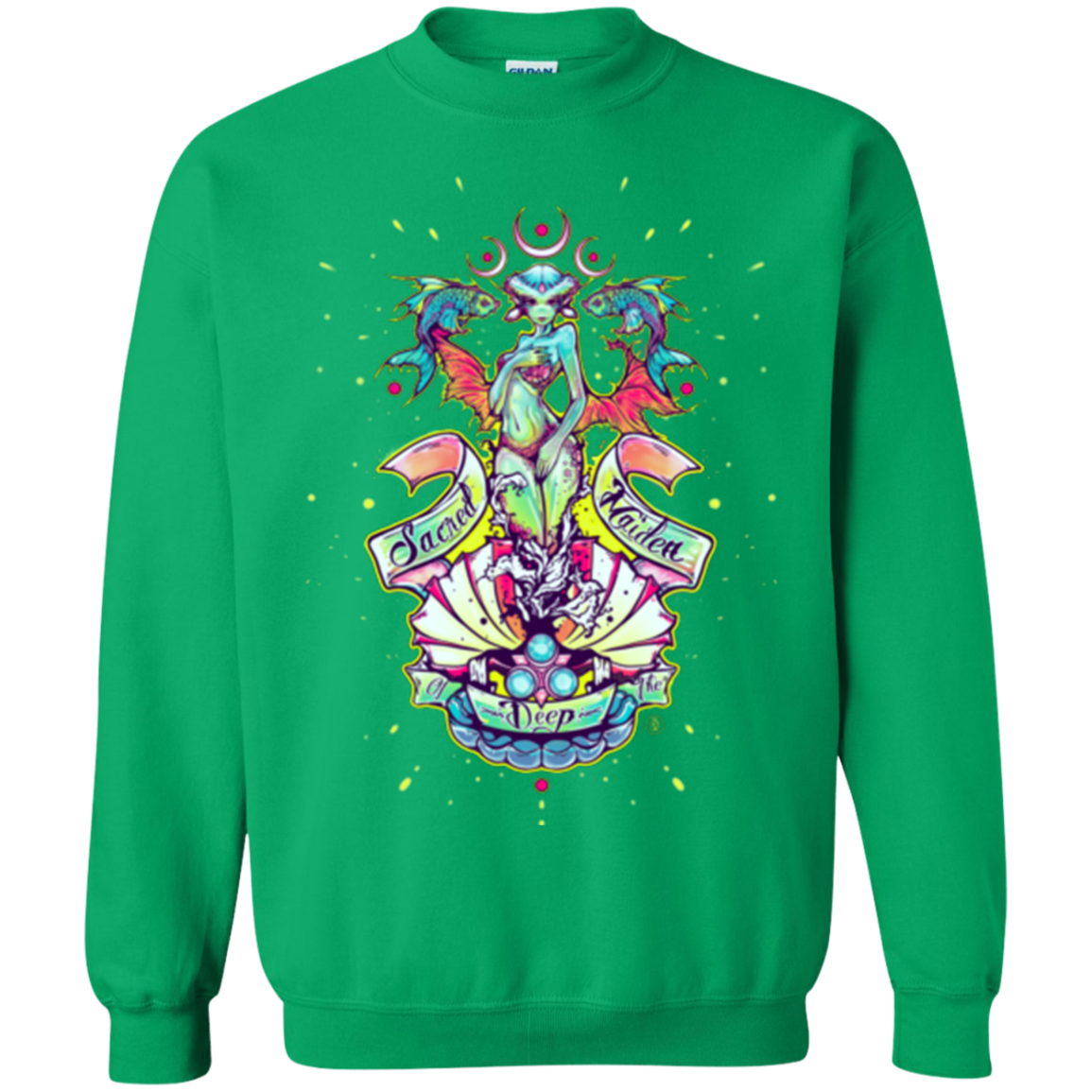 Sacred Maiden of the Deep Crewneck Sweatshirt