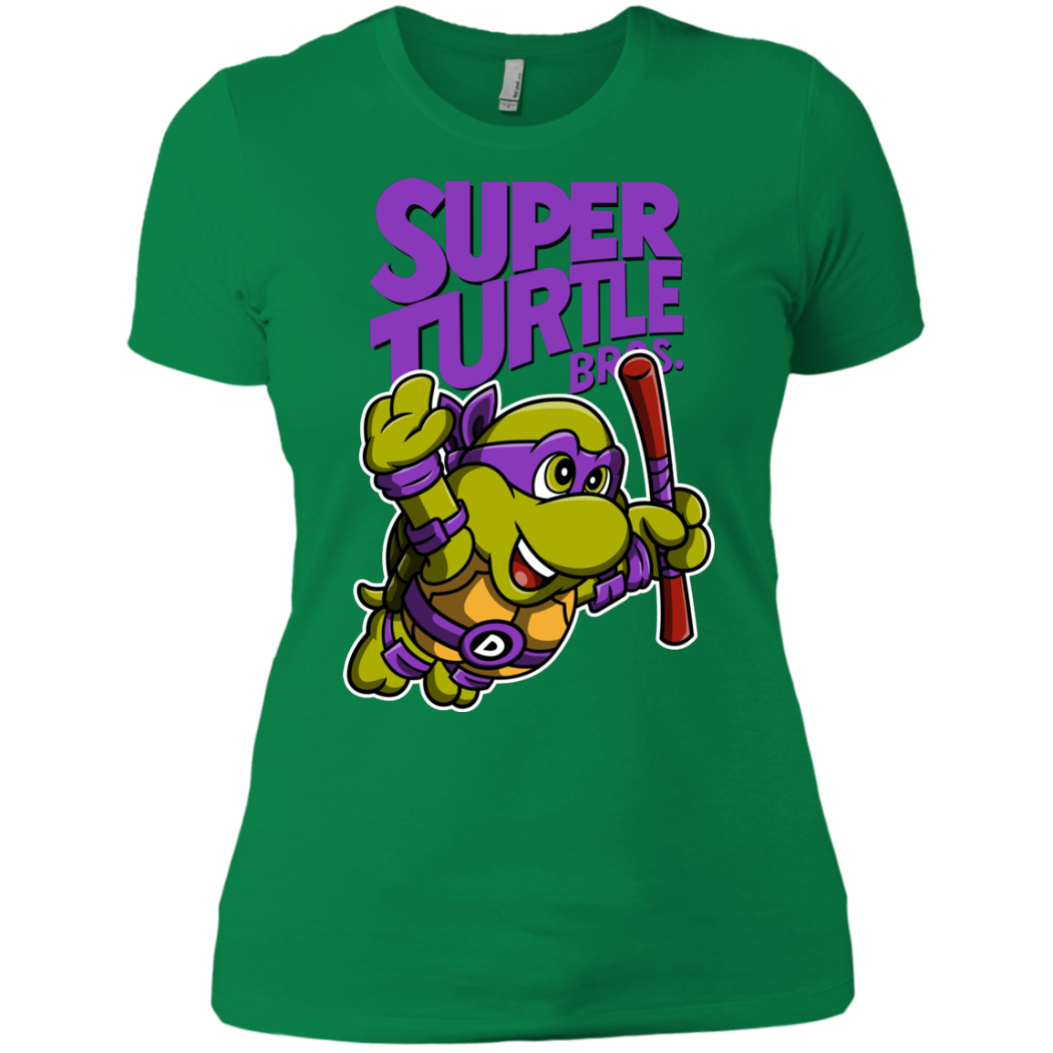 Super Turtle Bros Donnie Women's Premium T-Shirt