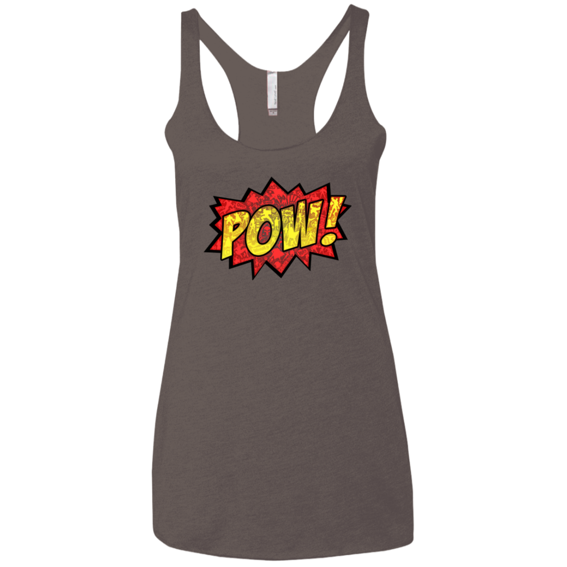 pow Women's Triblend Racerback Tank