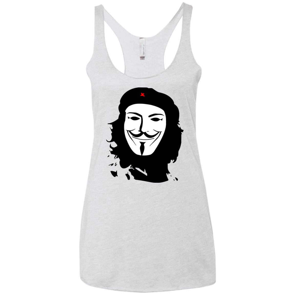 Anonymous Guevara Women's Triblend Racerback Tank