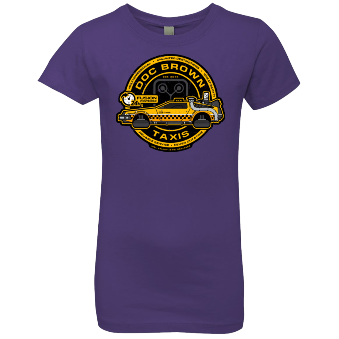 Doc Brown Taxis Girls Premium T-Shirt