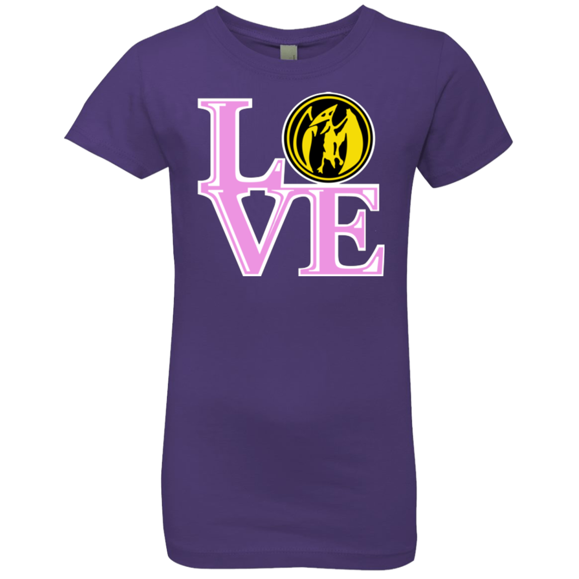 Pink Ranger LOVE Girls Premium T-Shirt