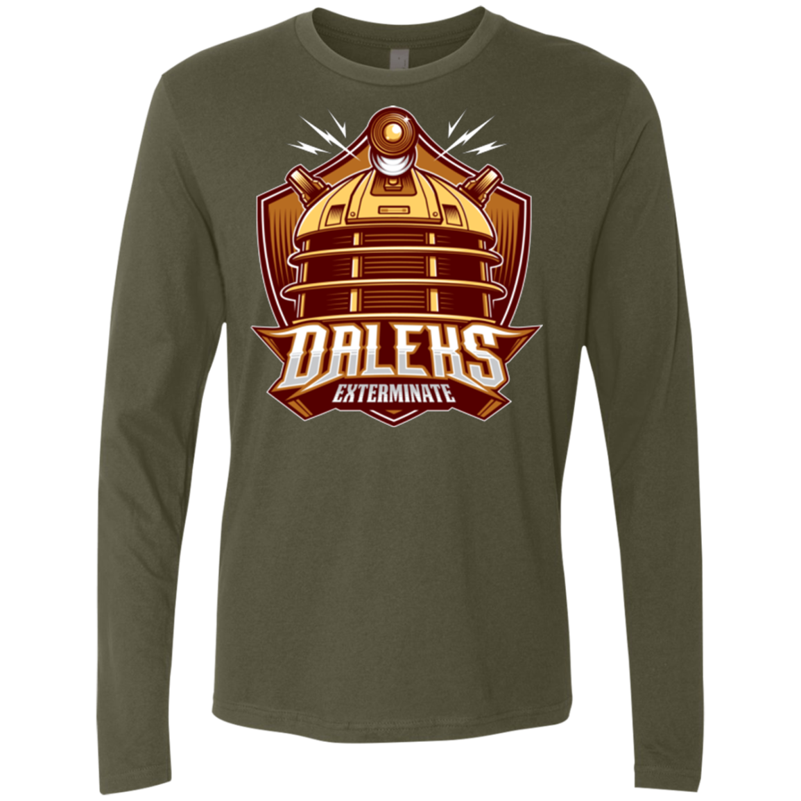 Dr. Who Daleks Men's Premium Long Sleeve
