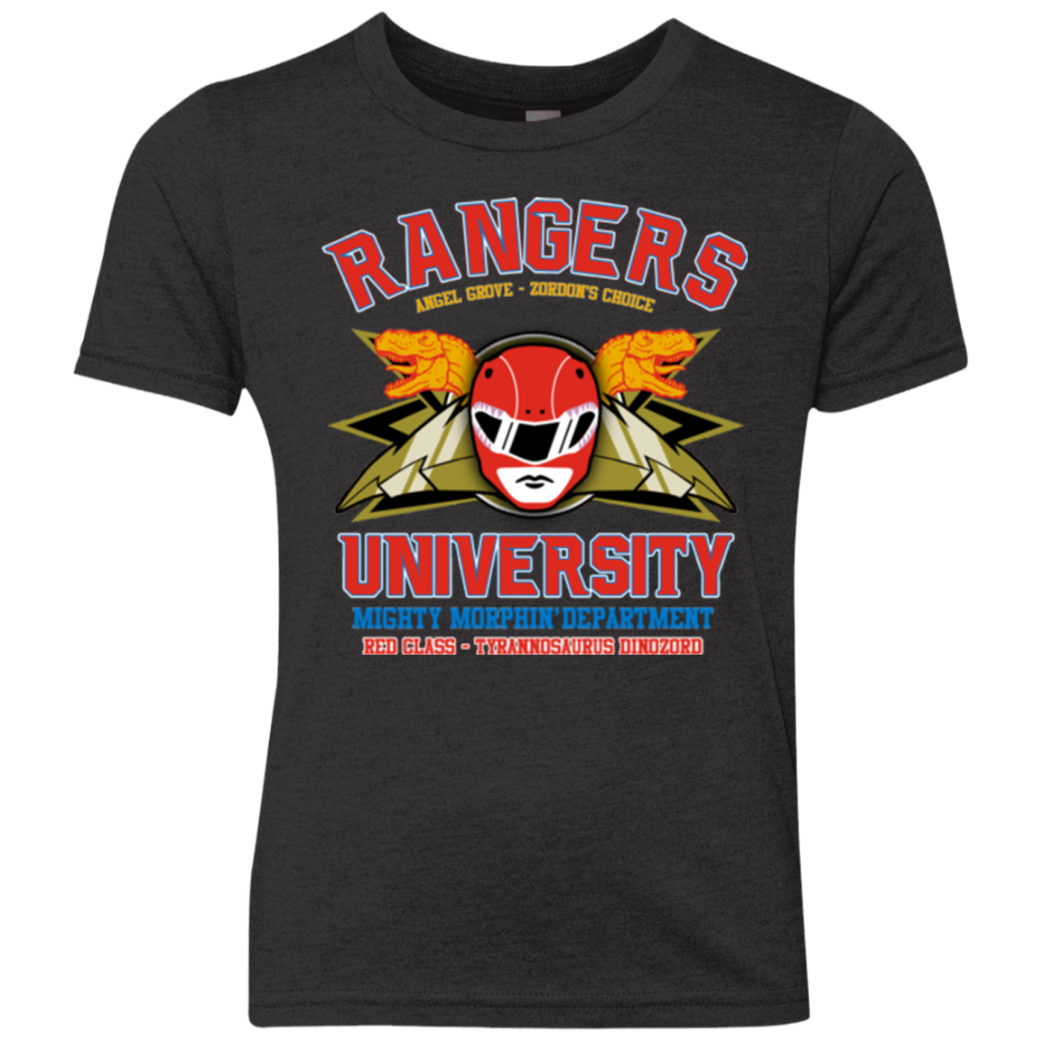 Rangers U - Red Ranger Youth Triblend T-Shirt