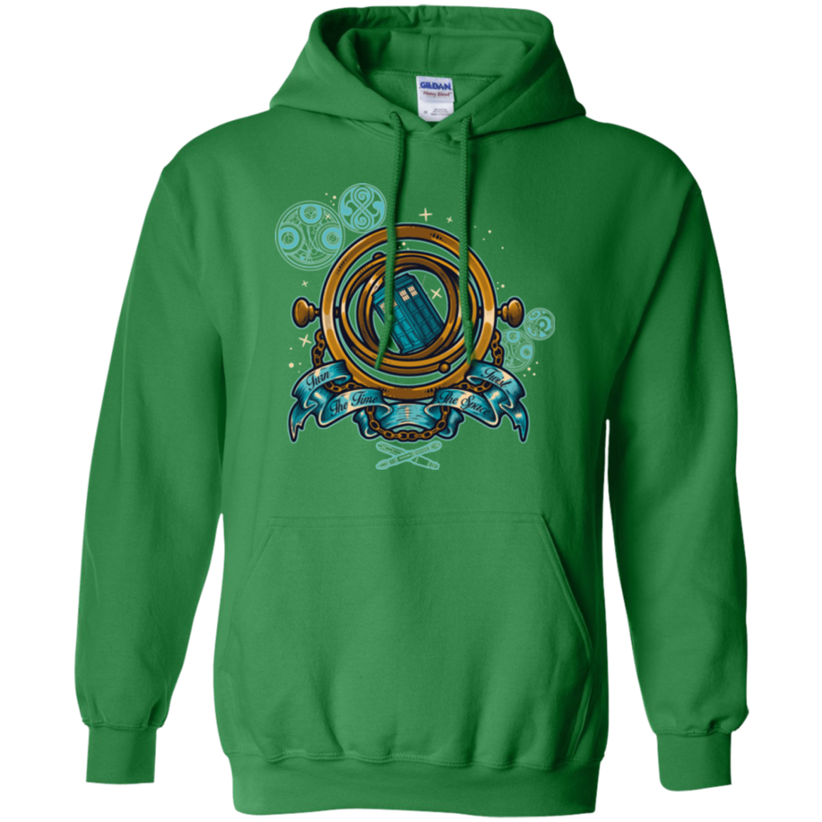 TURN THE TIME TWIST THE SPACE Pullover Hoodie