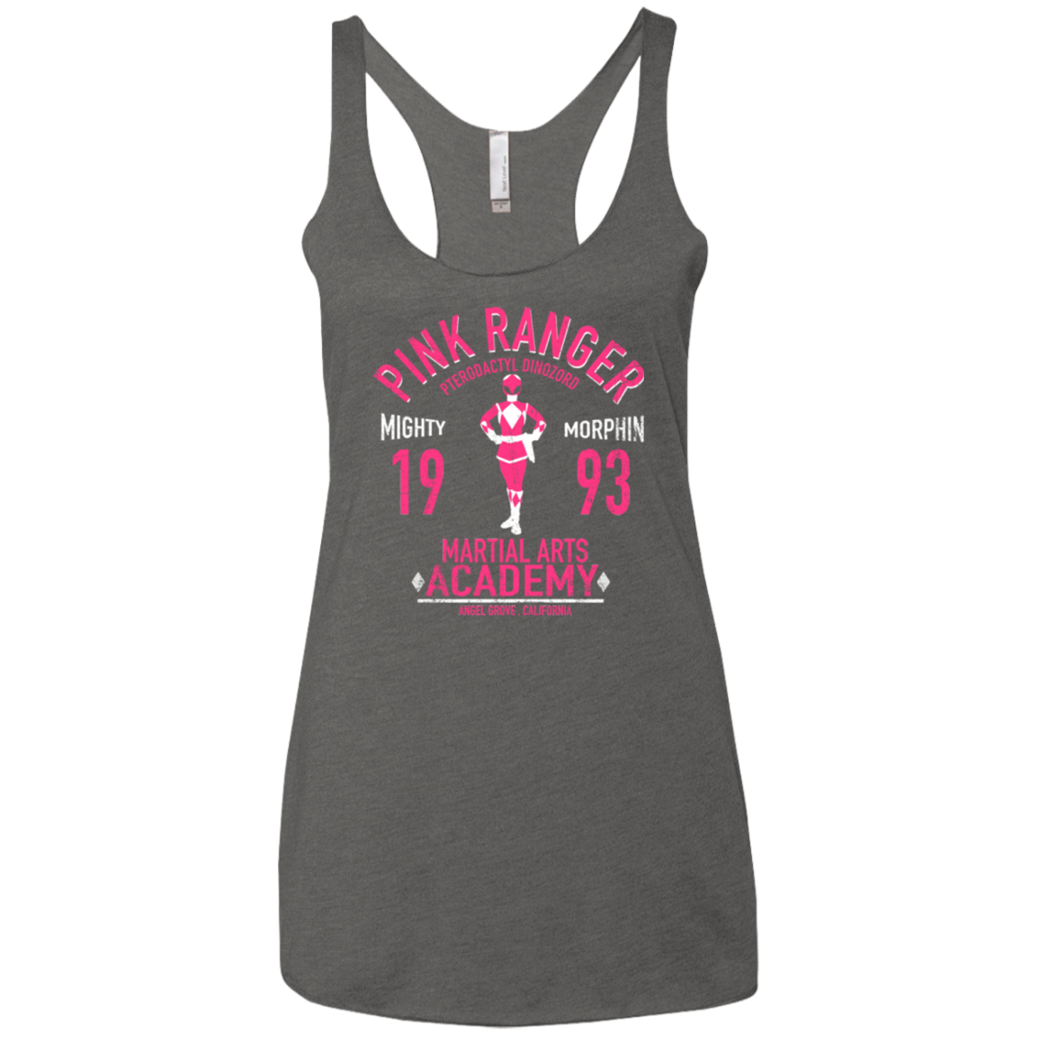 Pterodactyl Ranger Women's Triblend Racerback Tank