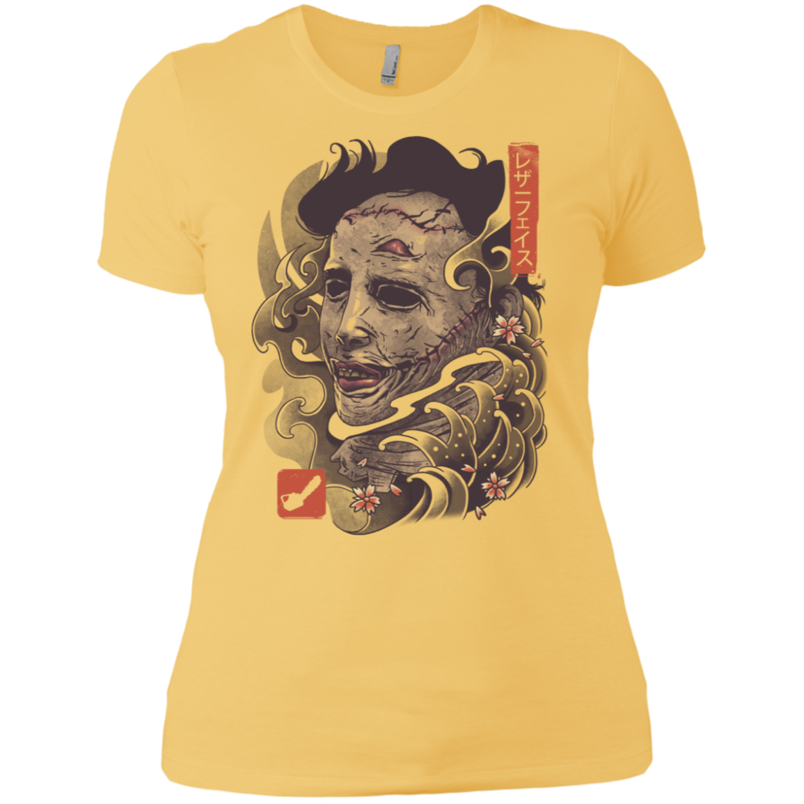 Oni Leather Mask Women's Premium T-Shirt