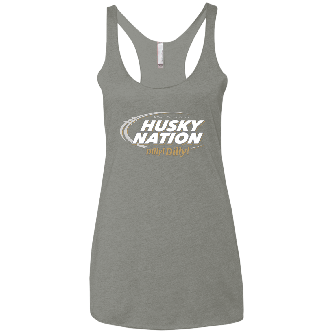 Washington Dilly Dilly Women's Triblend Racerback Tank