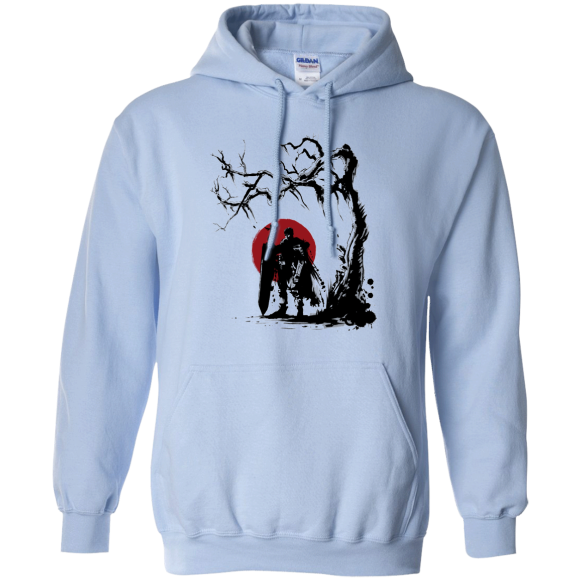 Black Swordsman under the sun Pullover Hoodie