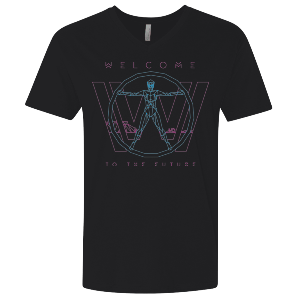 Welcome to the future Men's Premium V-Neck