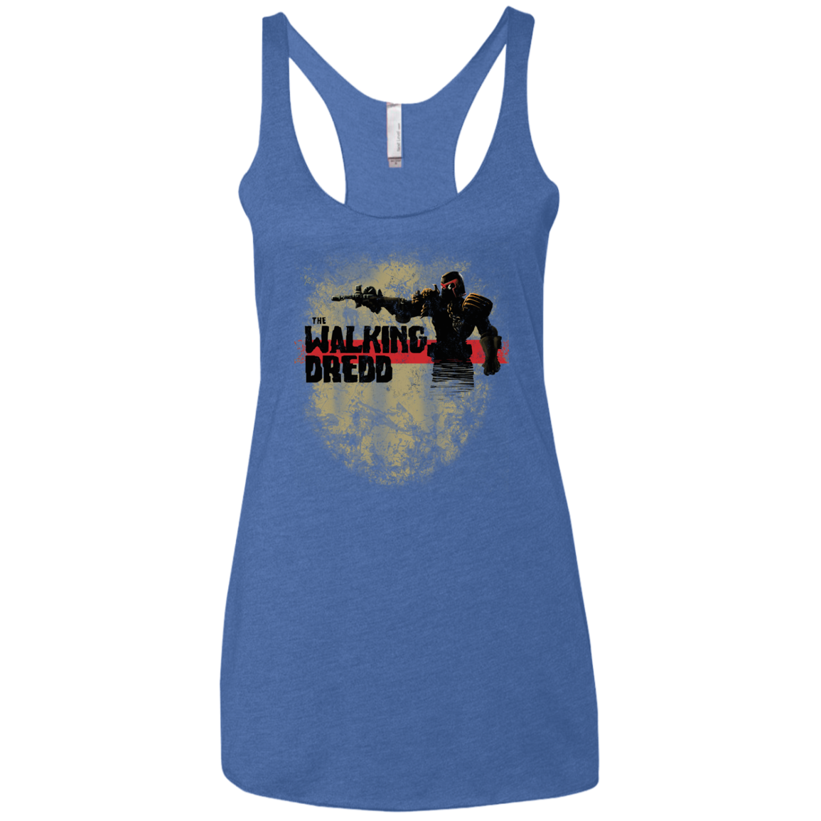 Walking Dredd Women's Triblend Racerback Tank