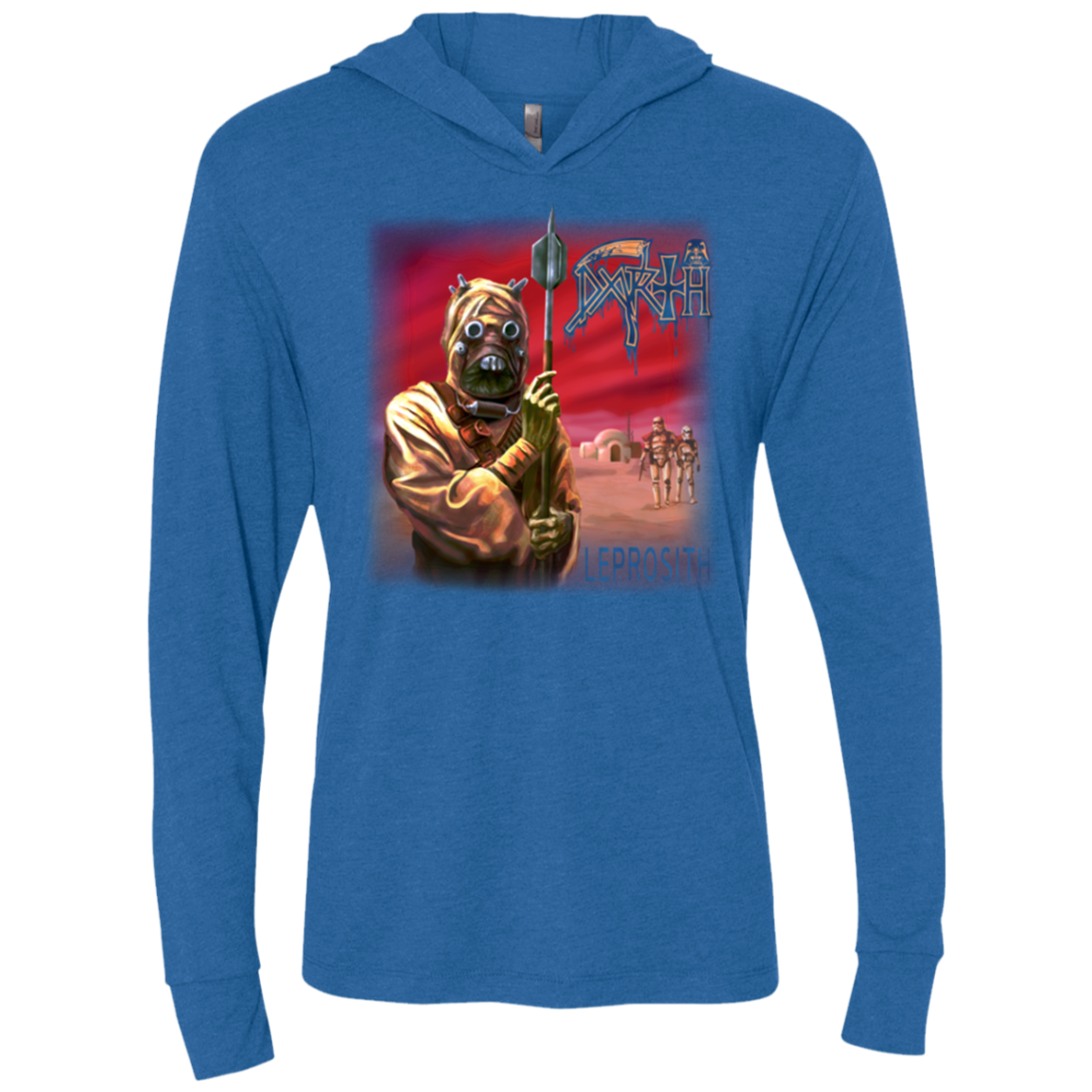 LEPROSITH2 Triblend Long Sleeve Hoodie Tee